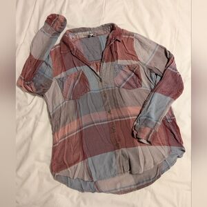 Lucky Brand Flannel Button Down Shirt